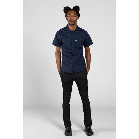 UNCOMMON THREADS Classic Utility Shirt Navy LG 0920-1604